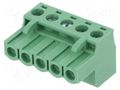 Connector: pluggable terminal block; plug; female; 2EDGKF; 20A DEGSON ELECTRONICS 2EDGKF-5.0-05P