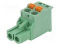 Connector: pluggable terminal block; plug; female; 2EDGKDA; 20A DEGSON ELECTRONICS 2EDGKDA-5.08-02P