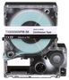 LABEL TAPE, VINYL, 1" X 23FT, BLACK/WHT T100X000VPM-BK