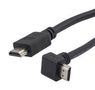 HDMI 2.1 CABLE, M/RA-UP-M, LSZH, BLK, 0.5M 52AK0514 HD21ZRAU-MM-BLK-05M