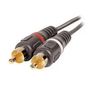 CABLE, DUAL RCA/PHONO PLUG-PLUG, 25FT 24-12044