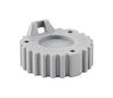 CAP, 9POS, RCPT, THERMOPLASTIC, GREY AHDC-16-9