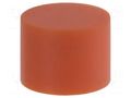 Button; push-in; 7mm; -25÷70°C; round; orange; Ø9.5mm OMRON Electronic Components B32-1620