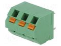 Connector: PCB terminal block; terminal; 10A; 300V; angled; tinned DEGSON ELECTRONICS DG246-5.08-03P