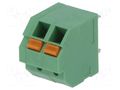 Connector: PCB terminal block; terminal; 10A; 300V; angled; tinned DEGSON ELECTRONICS DG246-3.81-02P