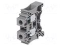 Splice terminal: rail; DC; 57A; 1kV; for DIN rail mounting; grey DEGSON ELECTRONICS DC10-GY