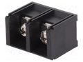 Connector: PCB terminal block; terminal; 41A; 750V; straight; 1x2 DEGSON ELECTRONICS DG88-02P