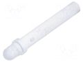 Fiber for LED; Ø3mm; L: 19mm; round; Front: convex; straight; PLP1 BIVAR PLP1-750