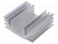 Heatsink: extruded; U; L: 70mm; W: 74mm; H: 30mm; aluminium STONECOLD RAD-A4240/70
