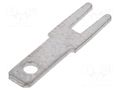 Terminal: flat; 2.8mm; 0.5mm; male; THT; Overall len: 13mm; straight OSTERRATH 61-3391-21/0030