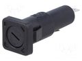 Fuse holder; 6.3x32mm; 10A; on panel; 250VAC; UL94V-0; polyamide SCI R3-38