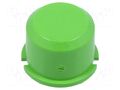 Button; round; green; Ø9.6mm; plastic MEC MEC1D02