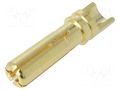 Connector: 4mm banana; plug; 36A; non-insulated; 0.3mΩ; 12AWG AMASS GC4013-M