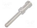 Contact; male; silver plated; 2.5mm2; crimped; for cable TE Connectivity HTS-4-1105100-1