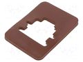 Flat gasket; IP65; NBR caoutchouc; GM/GMN HIRSCHMANN GMN209-3NBRBR