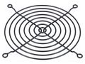 Guard; metal; 120x120mm; screw; black TQSolution FG-12-BK