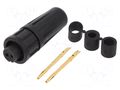 Connector: circular; plug; female; 7A; 250V; PIN: 2; EN2; soldering SWITCHCRAFT EN2C2F20DC