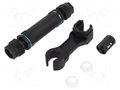 Connector: AC supply; screw terminal; TH400; 32A; 450V; ways: 3 TECHNO THR.400.S3D