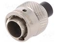 Connector: circular; plug; for cable; PIN: 6; male; w/o contacts AMPHENOL RT0W610-6PNH