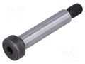 Shoulder screw; steel; M8; 1.25; Thread len: 13mm; hex key; HEX 5mm ELESA+GANTER ISO7379-10-M8-45