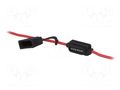 Fuse holder; 19mm; 20A; on cable; Leads: leads x2; 32V LITTELFUSE 277.6306.0001