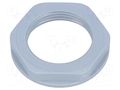 Nut; PG16; polyamide; UL94V-2; 30mm; grey; Thread: PG; with flange LAPP SKINTOP-NPG16G