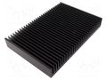 Heatsink: extruded; grilled; black; L: 200mm; W: 300mm; H: 40mm FISCHER ELEKTRONIK SK56/200/SA