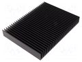 Heatsink: extruded; grilled; black; L: 150mm; W: 200mm; H: 25mm FISCHER ELEKTRONIK SK42/150/SA