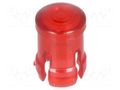 LED lens; round; red; lowprofile; 3mm KEYSTONE KEYS8656