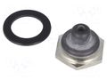 Cap; -20÷50°C; Actuator colour: black; 600H; Nut: hexagonal APEM U598