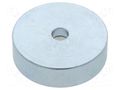 Magnet: permanent; neodymium; 160N; Ø: 25mm; H: 7mm; steel ELESA+GANTER GN50.4-ND-25