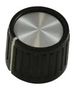 RIBBED KNOB WITH LINE INDICATOR, 6.35MM PKG70B1/4
