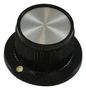 STRAIGHT KNURLED KNOB WITH IND, 6.35MM PK70B1/4.