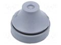 Grommet; with bulkhead; Ømount.hole: 17mm; EPDM; grey; Size: M16 SCHNEIDER ELECTRIC IMT36180