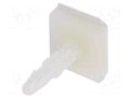 PCB distance; polyamide; L: 11.1mm; self-adhesive,snap fastener DREMEC DR8GB07V41021