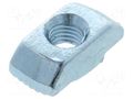 Nut; for profiles; Width of the groove: 8mm; steel; zinc; T-slot FATH FA-096H08515