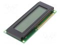 Display: LCD; alphanumeric; FSTN Positive; 16x1; 80x36x10.5mm; LED DISPLAY ELEKTRONIK DEM16102FGH-PW
