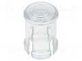LED lens; round; transparent; lowprofile; 5mm KEYSTONE KEYS8671