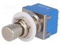 Switch: push-button; Pos: 2; 3PDT; 2A/250VAC; OFF-ON; Illumin: none CLIFF FC71101