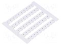 Marker; horizontal; white; 5mm; Marking: - WEIDMÜLLER DEK5-GW--