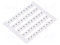 Marker; horizontal; white; 5mm; Marking: + WEIDMÜLLER DEK5-GW-+