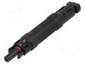 Coupler; straight; 15A; SOLCON4 male,SOLCON4 female; 10.3x38mm NINIGI SOLCON4-FUSE15