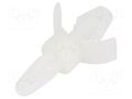 PCB distance; polyamide; L: 4.8mm; snap fastener; natural DREMEC DR8G813V40360