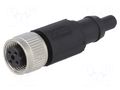 Connector: M12; terminator; PIN: 4; female; straight PHOENIX CONTACT SAC-5P-M12FSPBTR
