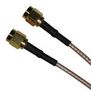 RF COAX CABLE, RG316, SMA PLUG, 250MM, TRANS 135101-01-M0.25.