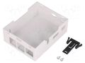 Enclosure: for computer; Raspberry Pi 3 B; ABS,polycarbonate ITALTRONIC IT-33.0414000.RP3