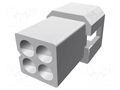 Connector: wire-wire; plug/socket; male/female; PIN: 4; straight MOLEX MX-0306-2044