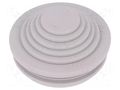 Grommet; elastomer thermoplastic TPE; grey; -35÷60°C; UL94HB SPELSBERG SNI-M32