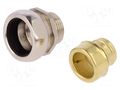 Straight terminal connector; Thread: metric,outside; brass; IP65 LAPP SILVYN-US-M32X1.5