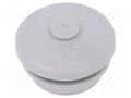 Grommet; elastomer thermoplastic TPE; grey; Holes no: 1; -35÷60°C SPELSBERG DMS-M16